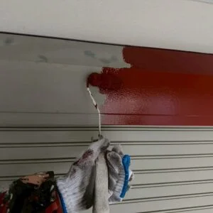 シャッターボックス
錆止め下塗り