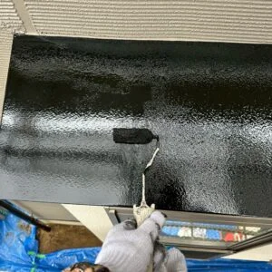 庇上塗り