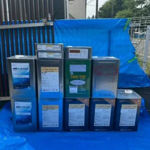 使用塗料缶