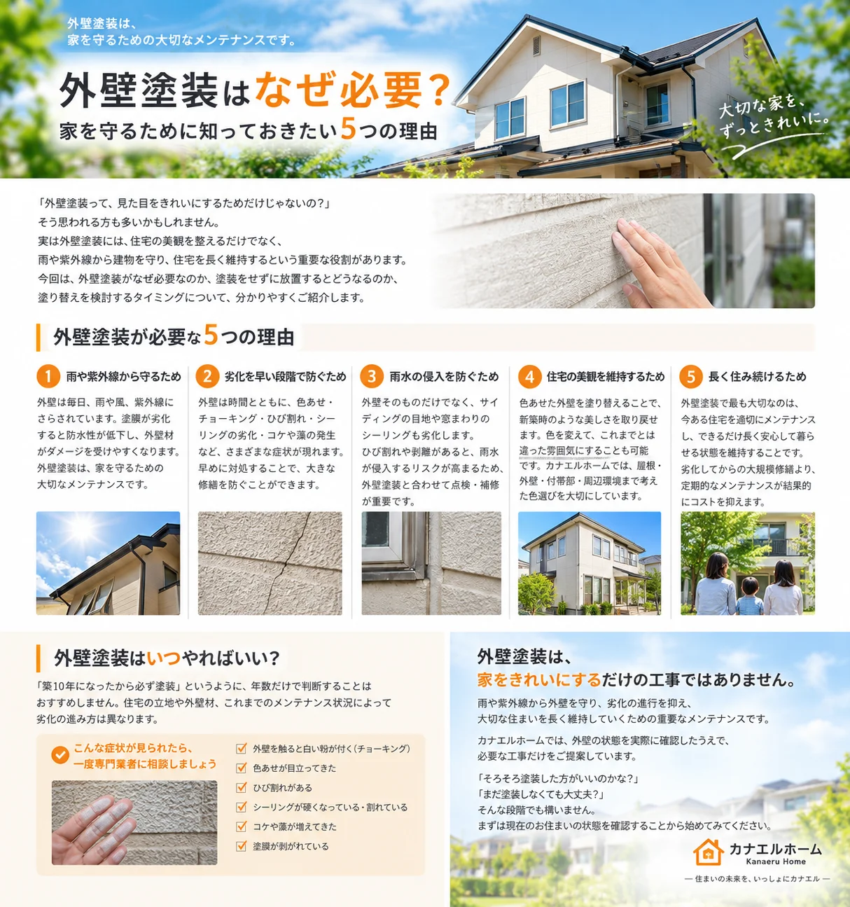外壁塗装はなぜ必要?について