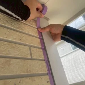 テープ張り