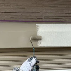 シャッターボックス中塗り